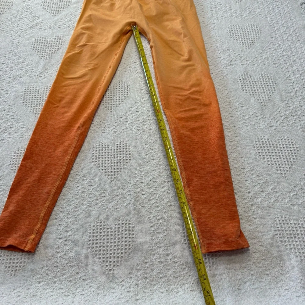 Orange Ombré Alphalete Amplify Leggings (M)
